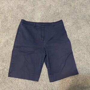 Bermuda Shorts sz 16 by Jones New York Navy Blue